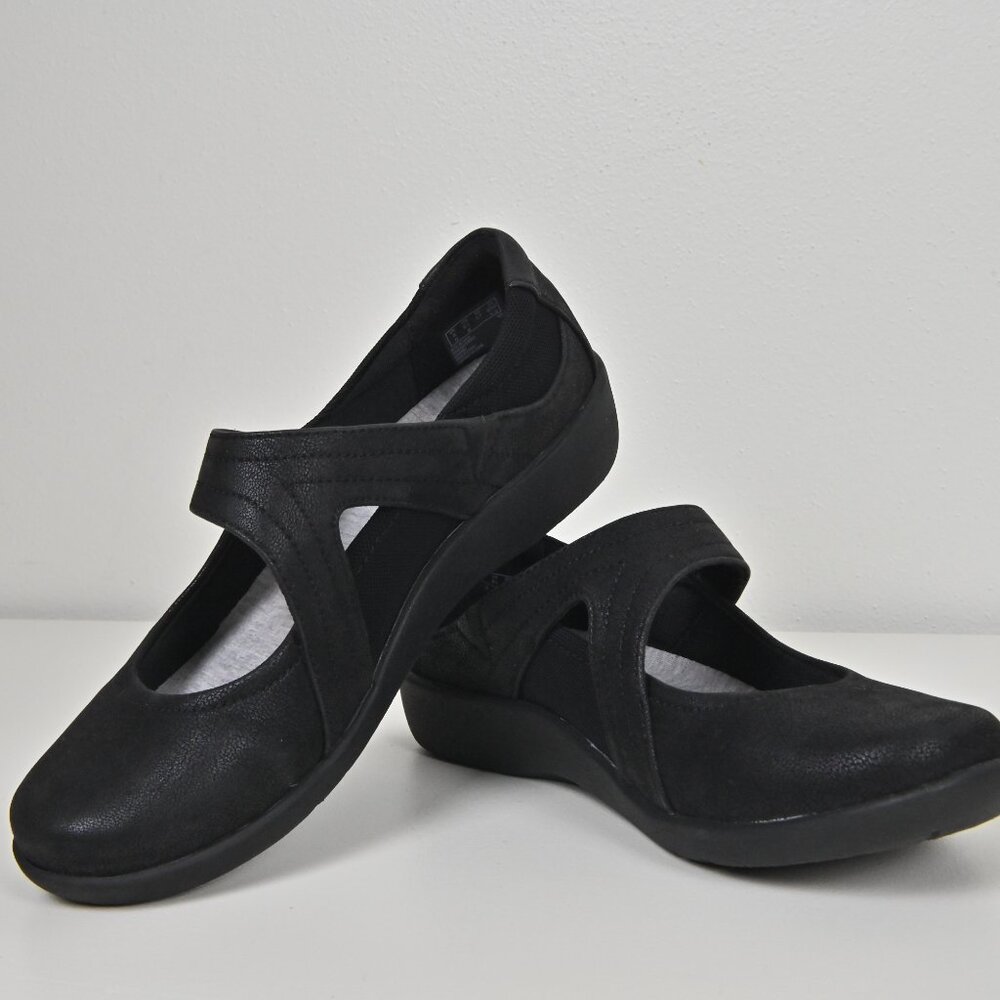 Clarks Cloudsteppers Sillian Bella Synthetic Nubuck Comfort Mary Janes US6.5 UK4 - Picture 12 of 16
